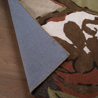 Jaipur Living Blue Petal Pusher BL12 Light Gray/Multicolor Area Rug Backing