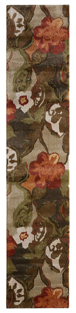 Jaipur Living Blue Petal Pusher BL12 Light Gray/Multicolor Area Rug Runner Image