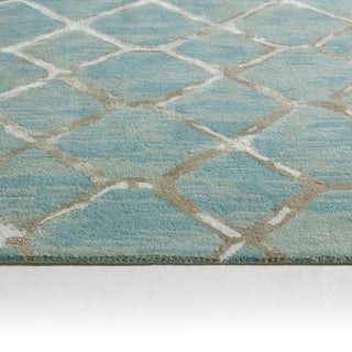 Jaipur Living Blue Totten BL157 Blue/Cream Area Rug Edge