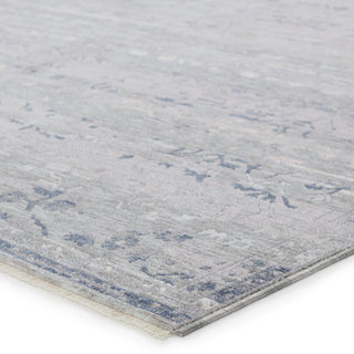Jaipur Living Ballad Evolet BLA06 Blue/Gray Area Rug Corner Image