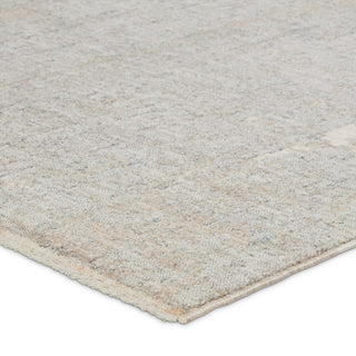 Jaipur Living Ballad Kosta BLA13 Taupe/Silver Area Rug Corner Image