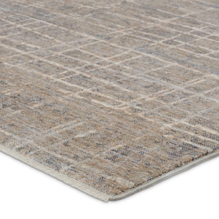 Jaipur Living Ballad Pinon BLA14 Silver/Taupe Area Rug Corner Image