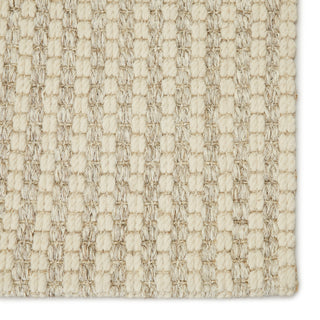 Jaipur Living Bombay Fetia BOB01 Cream/Light Taupe Area Rug Detail Image