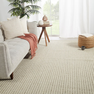 Jaipur Living Bombay Fetia BOB01 Cream/Light Taupe Area Rug Lifestyle Image