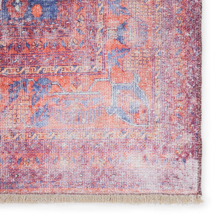 Jaipur Living Boheme Menowin BOH06 Orange/Blue Area Rug Detail Image