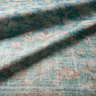 Jaipur Living Boheme Bardia BOH08 Dark Teal/Rust Area Rug Lifestyle Image Feature