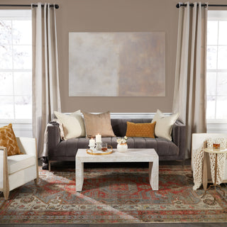 Jaipur Living Boheme Palazza BOH10 Gray/Orange Area Rug Lifestyle Image