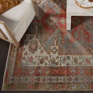 Jaipur Living Boheme Palazza BOH10 Gray/Orange Area Rug Lifestyle Image
