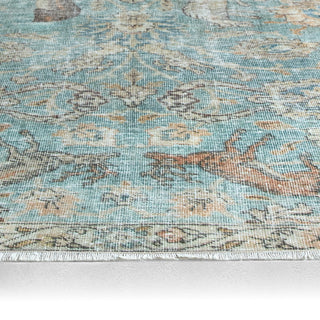 Jaipur Living Boheme Stag BOH17 Teal/Gold Area Rug Backing Image