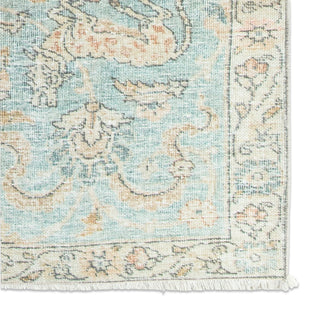 Jaipur Living Boheme Stag BOH17 Teal/Gold Area Rug Detail Image