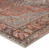 Jaipur Living Boheme Wesleyan BOH18 Rust/Gray Area Rug Corner Image