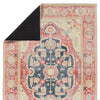 Jaipur Living Boheme Kadi BOH23 Red/Blue Area Rug Backing Image