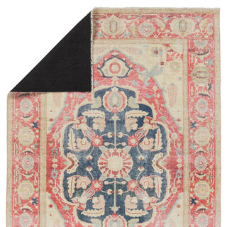 Jaipur Living Boheme Kadi BOH23 Red/Blue Area Rug Backing Image