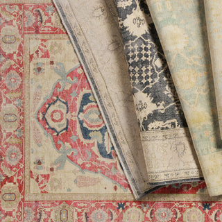 Jaipur Living Boheme Kadi BOH23 Red/Blue Area Rug Lifestyle Image