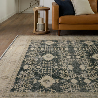 Jaipur Living Boheme Pia BOH24 Navy/Cream Area Rug Lifestyle Image