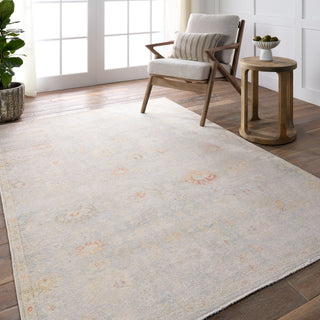 Jaipur Living Boheme Doire BOH28 Light Blue/Cream Area Rug Lifestyle Image Feature