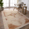 Jaipur Living Boheme Parian BOH29 Yellow/Pink Area Rug Lifestyle Image Feature
