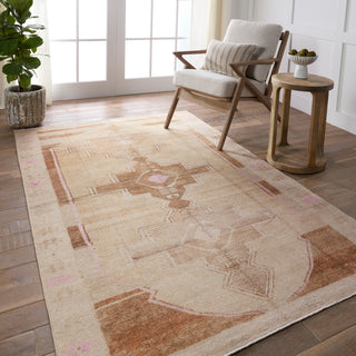 Jaipur Living Boheme Parian BOH29 Yellow/Pink Area Rug Lifestyle Image Feature