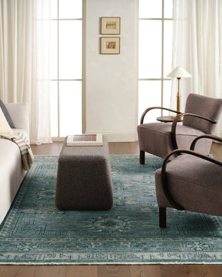 Jaipur Living Boheme Kyriel BOH33 Gray Area Rug Lifestyle Image Feature