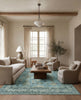 Jaipur Living Boheme Zelara BOH34 Blue Area Rug Lifestyle Image