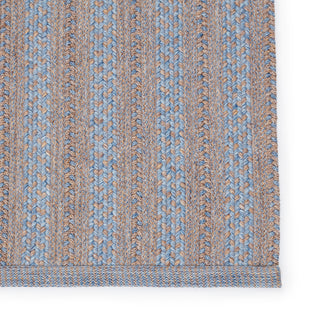 Jaipur Living Brontide Topsail BRO03 Light Blue/Taupe Area Rug Detail Image
