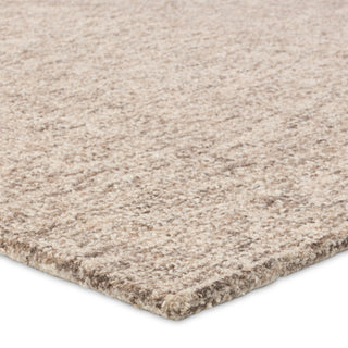 Jaipur Living Britta Oland BRT06 White/Brown Area Rug Corner Image