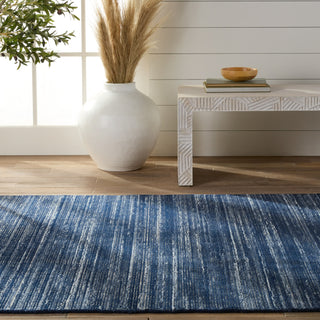 Jaipur Living Brevin Danan BRV04 Navy/Cream Area Rug Lifestyle Image Feature