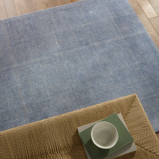 Jaipur Living Brevin Danan BRV05 Light Blue/Cream Area Rug Lifestyle Image Feature