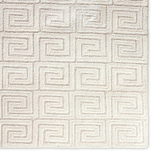 Jaipur Living Capital Harkness CAP03 White/Gray Area Rug Corner Image