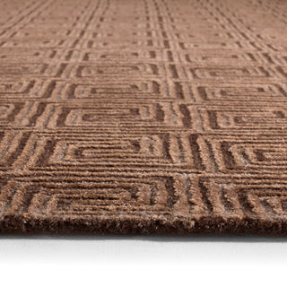 Jaipur Living Capital Harkness CAP04 Brown Area Rug Edge