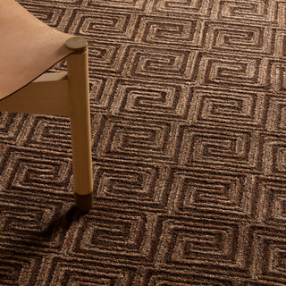 Jaipur Living Capital Harkness CAP04 Brown Area Rug Detail Image
