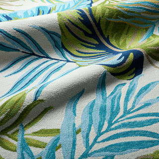 Jaipur Living Catalina Fraise CAT52 Blue/Green Area Rug Lifestyle Image Feature