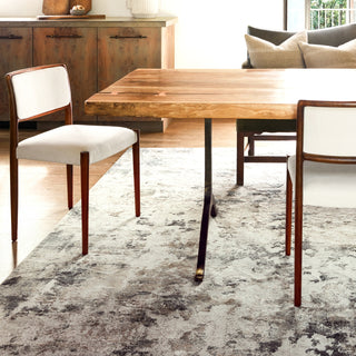 Jaipur Living Cirque Lynne CIQ01 White/Gray Area Rug Lifestyle Image