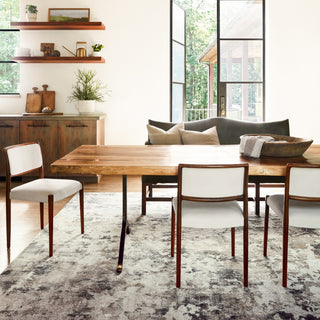 Jaipur Living Cirque Lynne CIQ01 White/Gray Area Rug Lifestyle Image