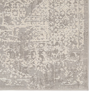 Jaipur Living Cirque Lianna CIQ04 Gray/White Area Rug Detail Image