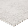 Jaipur Living Cirque Lianna CIQ07 Silver/White Area Rug Corner Image