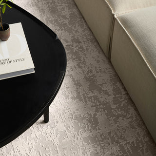 Jaipur Living Cirque Arvo CIQ08 Silver/White Area Rug Lifestyle Image