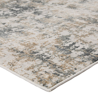 Jaipur Living Cirque Arvo CIQ09 White/Dark Gray Area Rug Corner Image