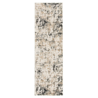 Jaipur Living Cirque Arvo CIQ09 White/Dark Gray Area Rug Runner Image