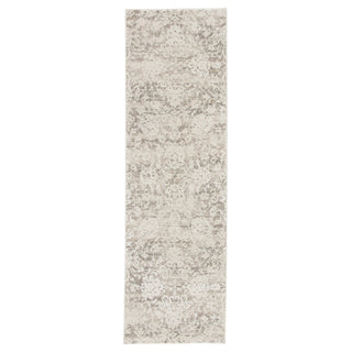 Jaipur Living Cirque Alonsa CIQ10 Gray/White Area Rug Runner Image