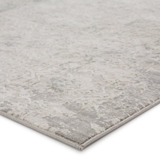 Jaipur Living Cirque Siena CIQ18 Ivory/Gray Area Rug Corner Image