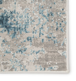 Jaipur Living Cirque Siena CIQ20 Blue/Ivory Area Rug Detail Image