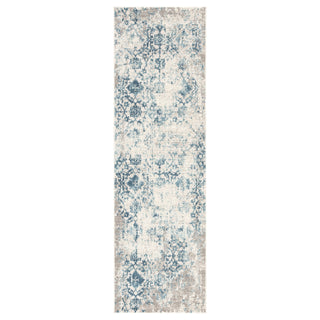Jaipur Living Cirque Siena CIQ20 Blue/Ivory Area Rug Runner Image