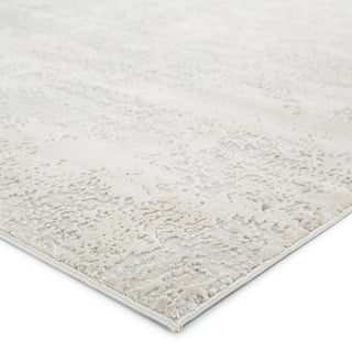 Jaipur Living Cirque Orianna CIQ26 Ivory/Silver Area Rug Corner Image