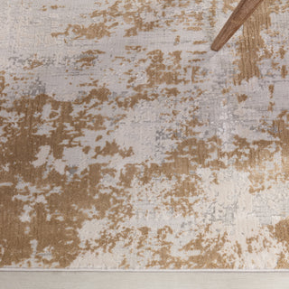 Jaipur Living Cirque Resa CIQ28 Gray/Gold Area Rug Lifestyle Image