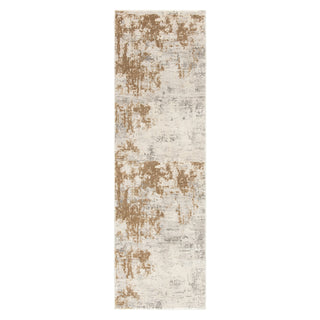 Jaipur Living Cirque Resa CIQ28 Gray/Gold Area Rug Runner Image
