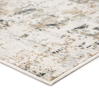 Jaipur Living Cirque Cassia CIQ29 Gray/Gold Area Rug Corner Image