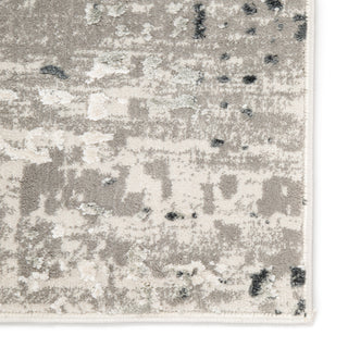 Jaipur Living Cirque Cian CIQ30 Gray/Ivory Area Rug Detail Image