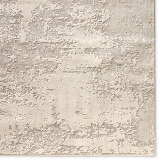 Jaipur Living Cirque Brixt CIQ31 Gray/Ivory Area Rug Corner Image