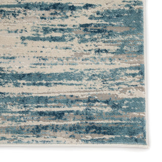Jaipur Living Cirque Heaston CIQ33 Blue/Ivory Area Rug Detail Image